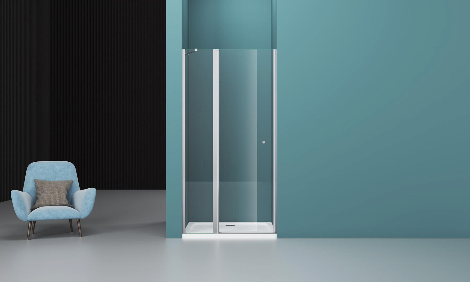 Душевая дверь BelBagno ETNA-B-12-60/40-C-Cr-90