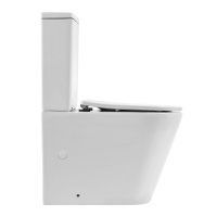 Унитаз-компакт безободковый со смывом TORNADO BelBagno FLAY-TOR BB2149CP-TOR/BB2149T/BB2031SC - Gidratop.ru изображение