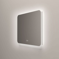 Зеркало LED VLM-3BE900-2 900х800 c сенсорным выключателем и диммером, антизапотевание - Gidratop.ru изображение