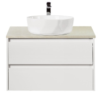 Столешница из керамогранита 1000x460 KEP-100-MCO Marmo Crema Opaco - Gidratop.ru изображение