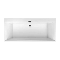 Квариловая ванна Villeroy&Boch Squaro Edge 12, 180 х 80 см, альпийский белый, UBQ180SQE2DV-01 - Gidratop.ru изображение