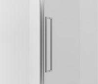 Душевой уголок Slim-N VSR-4SNP1012CLGM, 1200*1000, вороненая сталь, стекло прозрачное - Gidratop.ru изображение