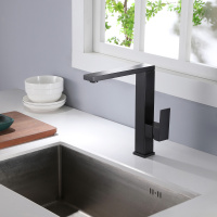 Смеситель ABBER Daheim AF8214B для кухни, черный матовый - Gidratop.ru изображение