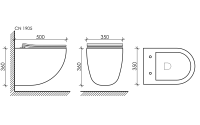 Комплект Подвесной унитаз MONO Rimless + Система инсталляции Balance кнопка Circle, хром глянцевый - Gidratop.ru изображение