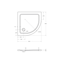 Поддон SMC CEZARES TRAY-M-R-80-550-35-W - Gidratop.ru изображение