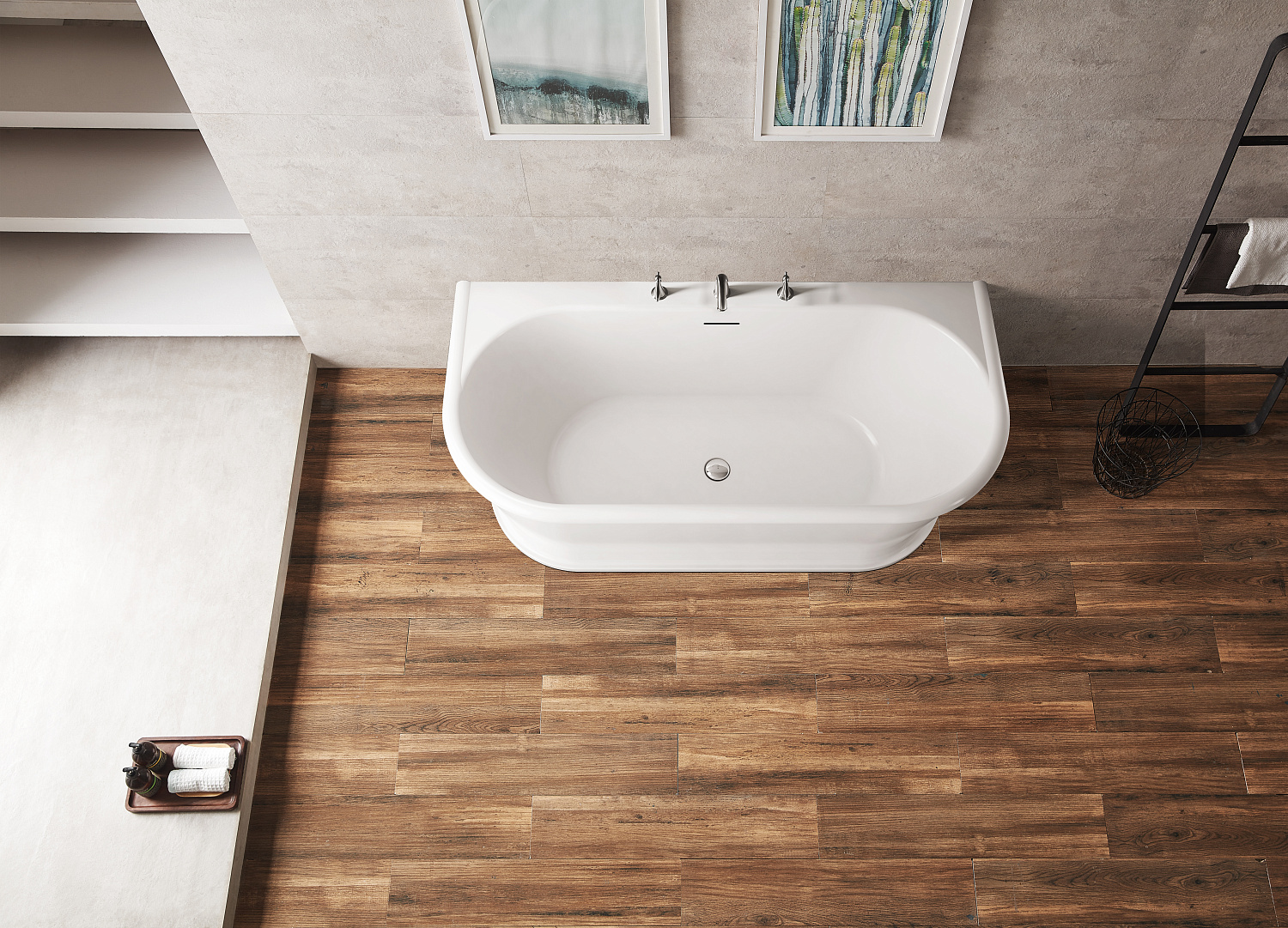 Акриловая ванна BELBAGNO BB408-1700-800