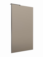 Душевая перегородка BelBagno UNO-L-1-TB-100-BR-GM - Gidratop.ru изображение