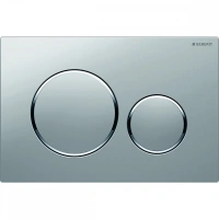 Клавиша Geberit Sigma Type 20 115.882.JQ.1, двойной смыв, глянцевый хром (не оставляет отпечатки пальцев) - Gidratop.ru изображение
