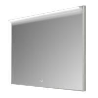 Зеркало в алюминиевой раме с подсветкой, с сенсорным выключателем SPC-UNO-1200-800-TCH, 1200x50x800 - Gidratop.ru изображение