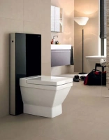 Сантехнический модуль Geberit Monolith Premium 131.001.SJ.1 для напольного унитаза, черный - Gidratop.ru изображение