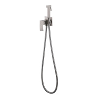 Смеситель ABBER Wasserfall AF8625SP с гигиеническим душем, сатин - Gidratop.ru изображение