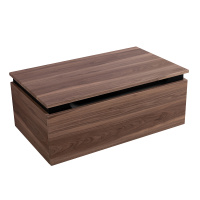 SLIDER Тумба с одним выкатным ящиком, орех дымчатый, 796x476x300, SLIDER-800-1C-PI-NA-P - Gidratop.ru изображение