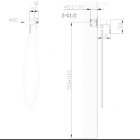 Смеситель ABBER Wasser Kreis AF8125 с гигиеническим душем, хром - Gidratop.ru изображение