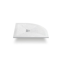 Поддон для душа из искусственного камня  VST-4SQ9090W, 900*900*25, белый матовый - Gidratop.ru изображение