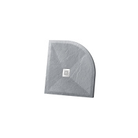 Поддон для душа из искусственного камня VST-4SQ9090G, 900*900*25, серый - Gidratop.ru изображение