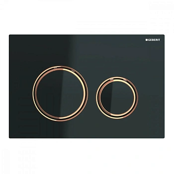 Клавиша Geberit Sigma Type 21 115.650.SJ.1, металл, черный/красное золото