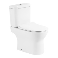 Унитаз-компакт безободковый BelBagno STEAM BB130CPR/SC/BB130T - Gidratop.ru изображение