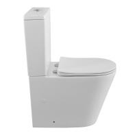 Унитаз-компакт безободковый BelBagno FLAY-TOR BB2149CP-TOR/BB2149T/BB089SC - Gidratop.ru изображение