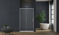 Душевая дверь Soft 2 VDS-3SO2120CL, 1200, хром, стекло прозрачное - Gidratop.ru изображение