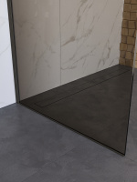 Душевая перегородка BelBagno UNO-L-1-TB-100-BR-GM - Gidratop.ru изображение