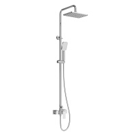 SLIDER-CD-01 Душевая стойка со смесителем, хром - Gidratop.ru изображение
