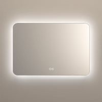 Зеркало LED VLM-3BE120-2 1200х800 c сенсорным выключателем и диммером, антизапотевание - Gidratop.ru изображение