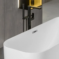 Квариловая ванна Villeroy&Boch Finion 170 x 70 см UBQ177FIN7A100V401, фурнитура хром - Gidratop.ru изображение
