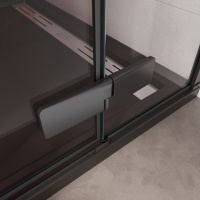 Душевая дверь Cezares LINER-B-12-90-C-NERO-R - Gidratop.ru изображение
