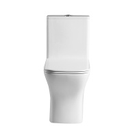 NEON Унитаз-моноблок с сиденьем дюропласт soft close, P-trap BB8617CPR-MN/SC - Gidratop.ru изображение